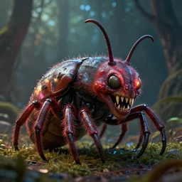 🐛👹 by jeff easley, cinematic, octane, unreal engine, 1 6 k, volumetric light