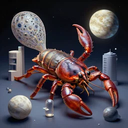 epic professional digital art of 📟 🎷 🌓 🐙, surreal bauhaus, stunning, gorgeous, detailed, much wow, much detail, impressive, hd, 4 k