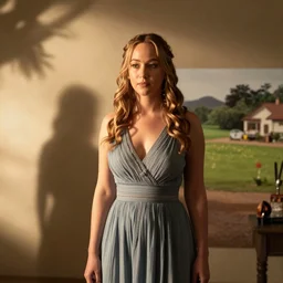 Jennifer Lawrence on the set of Sanditon,