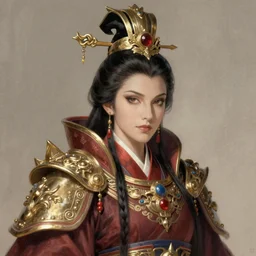 a beautiful portrait of a female imperial inquisitor, art by yoshitaka amano and warhammer 4 0 k
