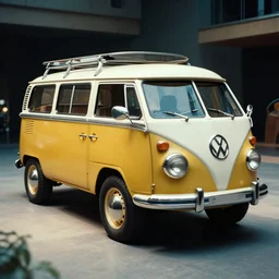 futuristic concept citroen van vw safari bug, ektachrome photograph, volumetric lighting, f 8 aperture, cinematic eastman 5 3 8 4 film