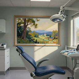 a dental office painted by edward hopper
