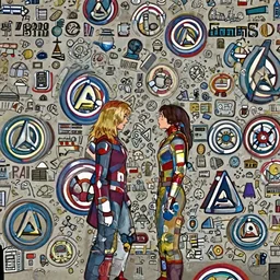 a film still of kyla pratt meeting the avengers in 2020