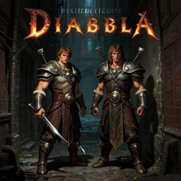 dark city alleyway by bastien lecouffe - deharme and charles bowater, greg rutkowski, adventure game, inspired by diablo concept art