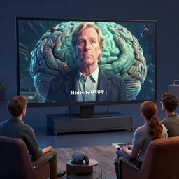 a brain melting watching a movie by johannen voss by david cronenberg by francis bacon by peter kemp by octane render blender 8 k isometric dof