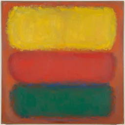 an ugly cheap boring painting by mark rothko