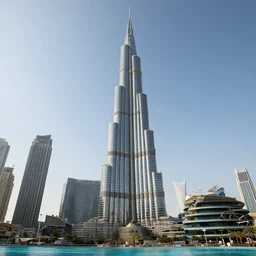 burj khalifa being destroyed
