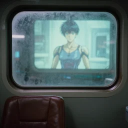 fuji 5 0 r, 3 5 mm ; closeup alien film still of medical bay interior with leather seat foggy window wall view scene like ; in the background projection of beautiful hyperrealistic film still from medical movie of seinen manga cyborg scene in style of 1 9 9 0 frontier in porcelain 3 5 mm photography magazine architectural studio edition, highly detailed, cinematic lighting, 8 k