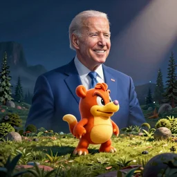 Joe Biden in Bubsy 3D