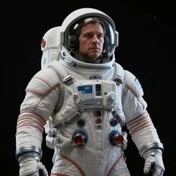 A highly detailed matte painting, space man, space suit,  imax render, 8K resolution, trending on artstation, style of alan lee and john howe