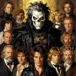 portrait of spawn in the style of wayne barlowe, gustav moreau, peter mohrbacher, bussiere, roberto ferri, santiago caruso, luis ricardo falero, austin osman spare, boris vallejo, hajime sorayama