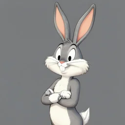 obesed bugs bunny digital painting art