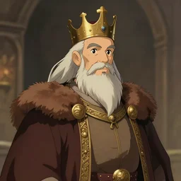 portrait of a medieval old king, artstation, elegant cartoon, highly detailed, digital painting, concept art, smooth, sharp focus, illustration, art by studio ghibli, makoto shinkai, don bluth, fujita goro, jean giraud, atey ghailan, akihiko yoshida, tom whalen 8 k