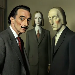 parallel universe between forbidden knowledge and maddening strangeness by salvadore dali and rene magritte, extremely high detail, 8 k