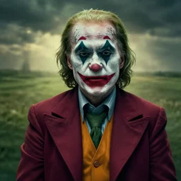 Joe Biden as he joker , beautiful landscape, dramatic lighting, cinematic, establishing shot, extremly high detail, photorealistic, cinematic lighting, post processed, concept art, artstation, matte painting, style by greg rutkowsky