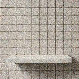 64×64 texture of a square stone shelf