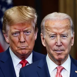 joe biden with donald trumps hair, hair of donald trump