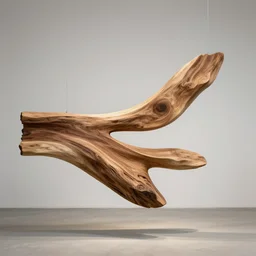 floating wood, curves, art atation