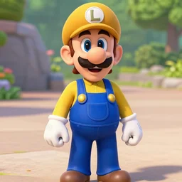 luigi as a human, photorealistic, aesthetic