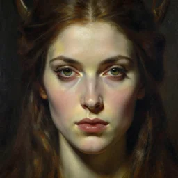 necromancer empress, detailed face, detailed painting, epic lighting, by ilya repin, phil hale and kent williams