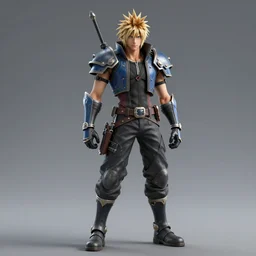 Kain from final fantasy iv, octane render, realistic, highly detailed