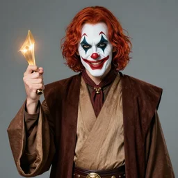 Obi Wan Kenobi as a sexy clown