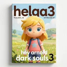 “ helga from hey arnold on the cover of dark souls 3 ”