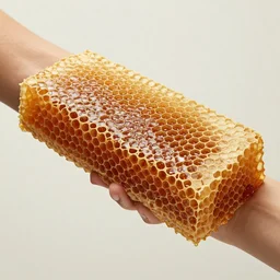 arm made with honeycomb, realistic