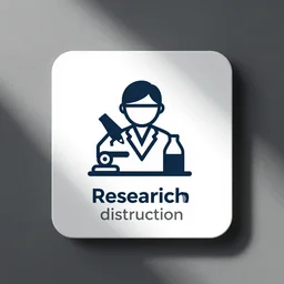 icon for research lab that studies distraction, psychology, vector image, product label, pictorial brand mark, minimalist, professional branding, icon design by victo ngai