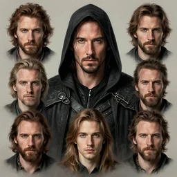 keanu reeves as a dnd assasin, portrait by gaston bussiere, j. c. leyendecker, craig mullins, donato giancola, greg rutkowski, symmetry!!, realistic face