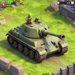 clash royale arena, british war tank