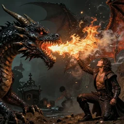 dragon's breath by greg rutkowski and donato giancola