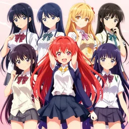 new anime otome game characters, detailed n - 6