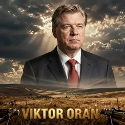 soviet propaganda poster of viktor orban