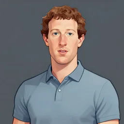 mark zuckerberg as a sonic oc, deviantart, digital illustration