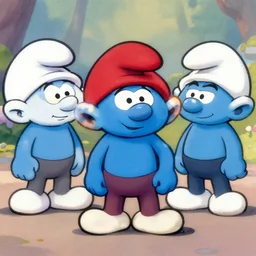 smurfs on steroids
