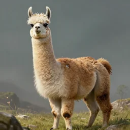 A cinematic matte painting of a llama with dreadlocks, heroic pose, ultra realistic, ultra detailed, in the style of chriss foss