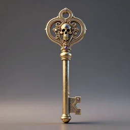 opal jeweled, ornate skeleton key : : 8 k, quixel megascans, photorealism, cgi, digital concept art, redshift render, physically based rendering, cinematic, filmic