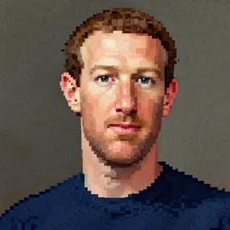 pixel mark zuckerberg, pixel art, pixel elaboration, pixel stylization, maximum detail, high quality, good style elaboration, depth of field, focus, classicism painting