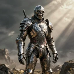 photo of beautiful armored zombie by Lindsay Adler