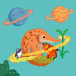 zoo on another planet, amiga graphics,