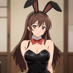 portrait of mai sakurajima, bunny girl senpai, anime, fully detailed