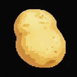 photo still of a potato, pixel ps 1 graphics,