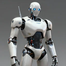 robot gigachad, trending on artstation, digital art, realistic, by drew struzan