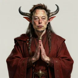 elon musk as a voodoo priest, detailed digital art, trending on Artstation