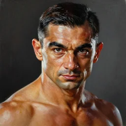 ultra realistic portrait painting of mr bean as m. bison from street fighter, art by frank frazetta, 4 k, ultra realistic, highly detailed, epic lighting