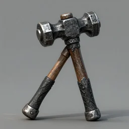 a fantasy blacksmith hammer design