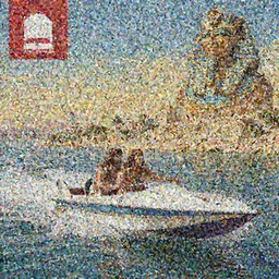 Moses speeding down the Nile in a jetboat. The Pharaoh looking on in disbelief. Jehovah's witness Watchtower magazine paradise art.