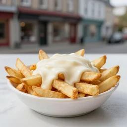 a delicious poutine from quebec
