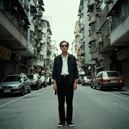 wong kar wai love movie scene. wide angle 9 mm lens